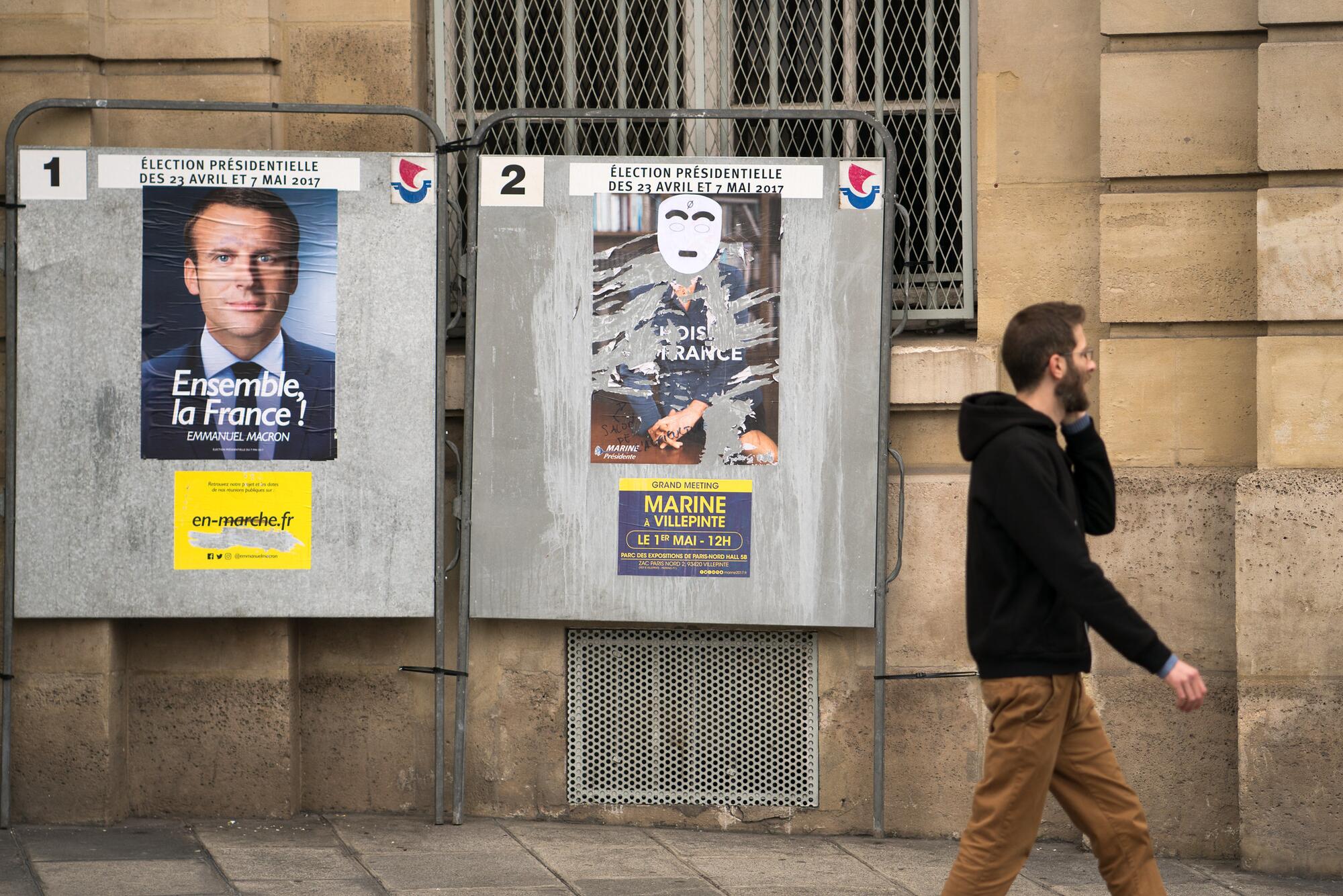 Carteles electorales Francia 2024